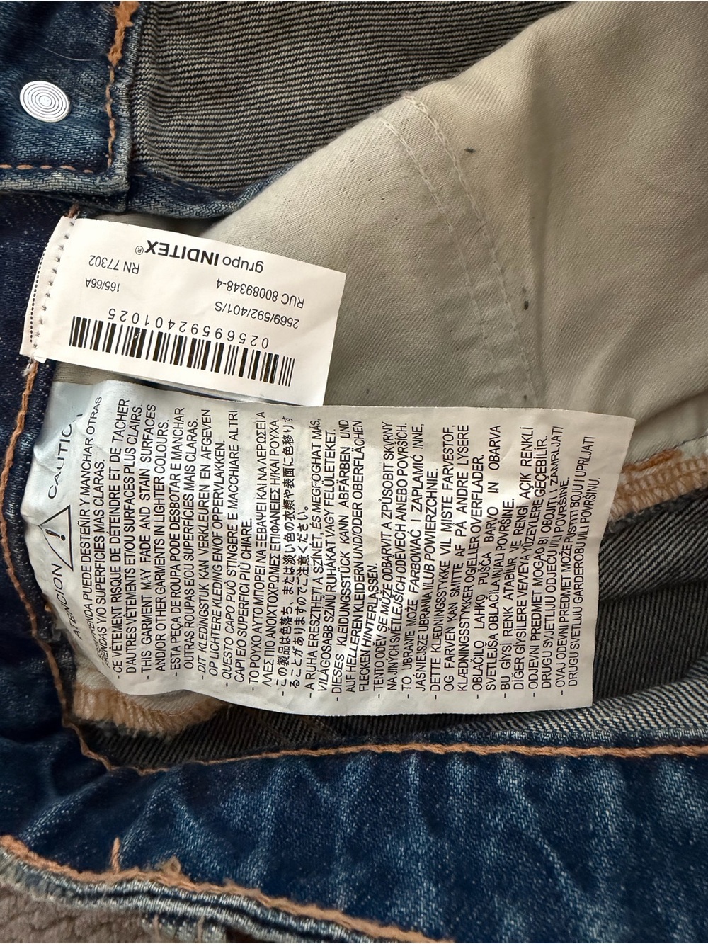 Zara Blue Denim Mini Skirt - Casual Five-Pocket Style - Picture 5 of 6